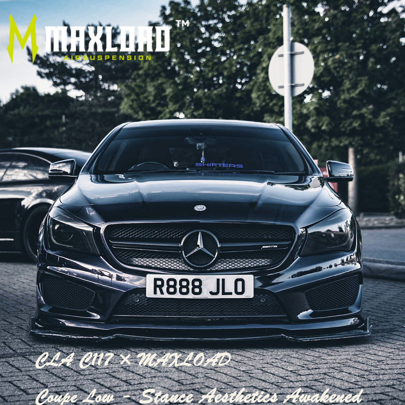 MAXLOAD Redefines Mercedes - Benz CLA C117, New Coupe Stance