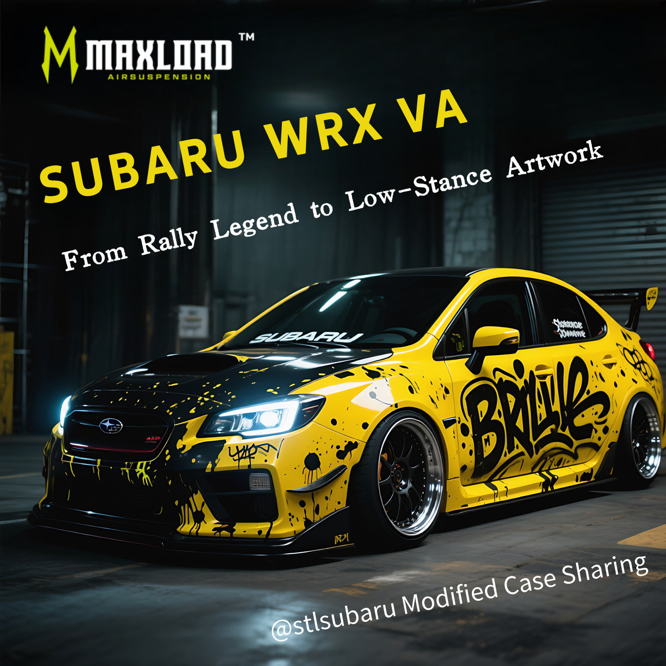 SUBARU WRX VA (2015-2021) AWD: From Rally Legend to Low-Stance Artwork