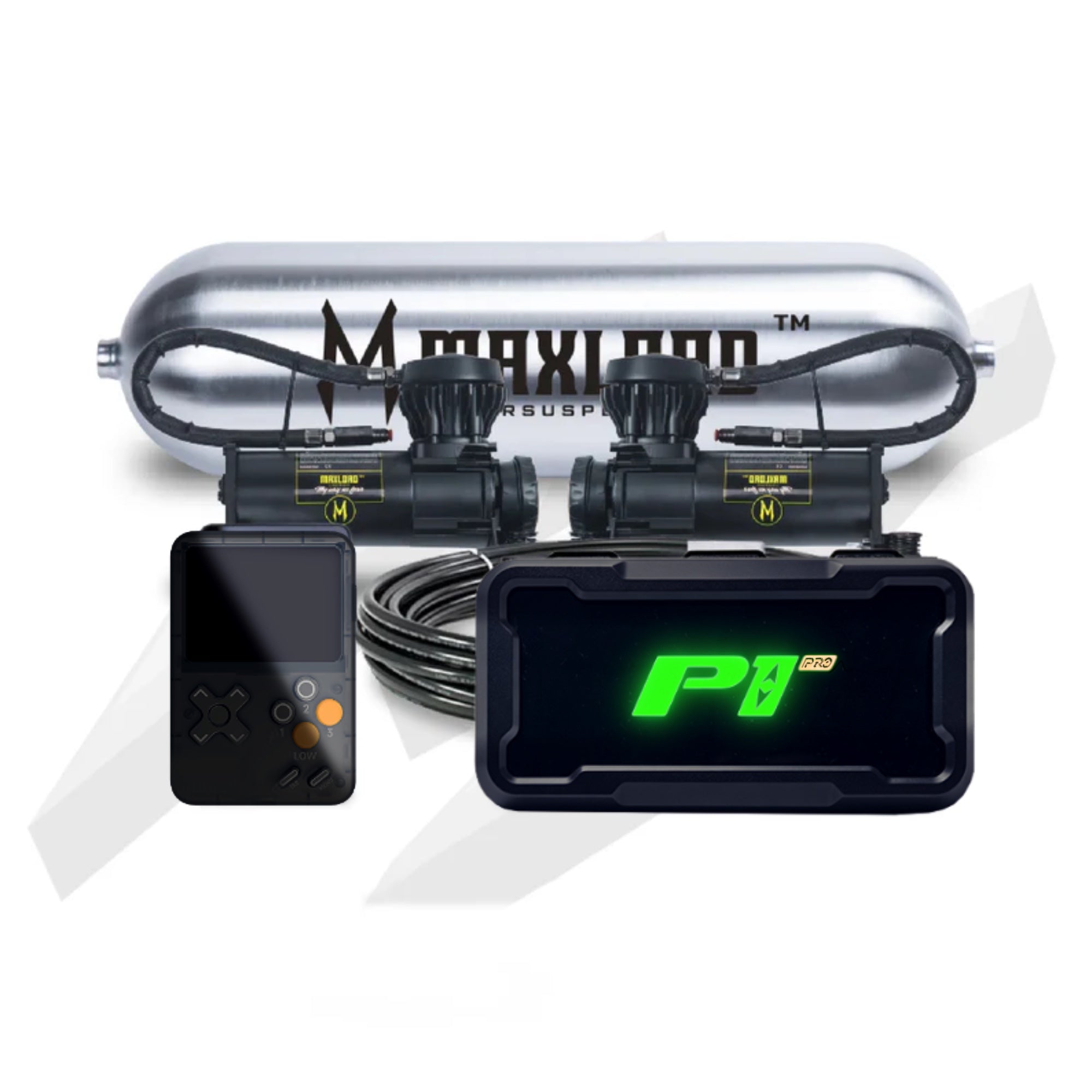 MAXLOAD P1 エアマネジメントデュアル V680 & 3 ガロンタンク付き