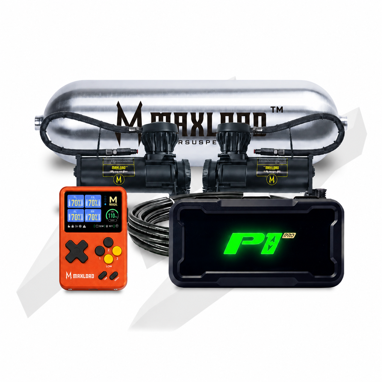 MAXLOAD P1 エアマネジメント デュアル V680&5 ガロンタンク付き