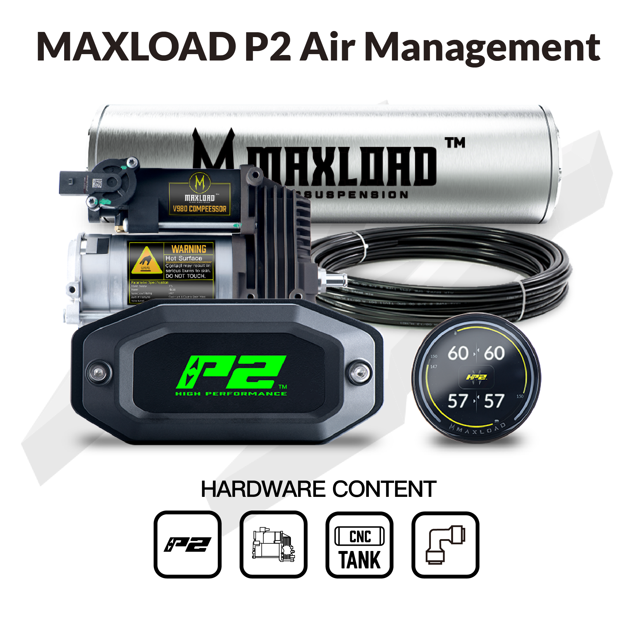 MAXLOAD P2 Single V980 & 4Gal Tank