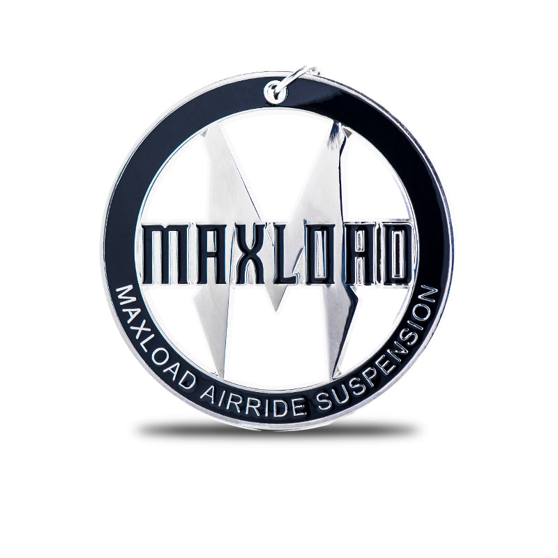 MAXLOAD 3Dエンボス加工メタルエンブレム