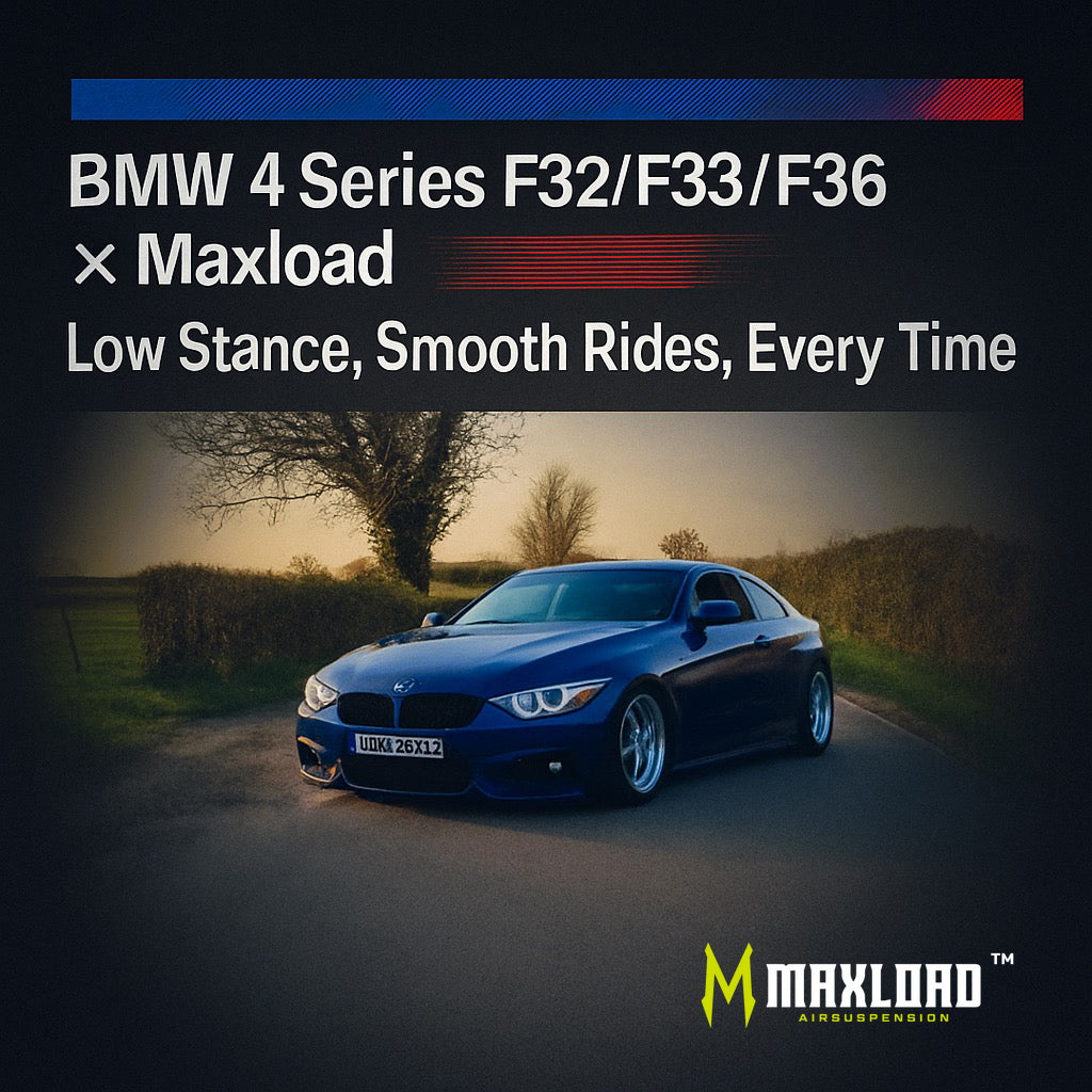 BMW 4 Series F32/F33/F36 (2013-2020) Air Suspension Upgrade | Maxload Customer Build Showcase [BMW Series 3]