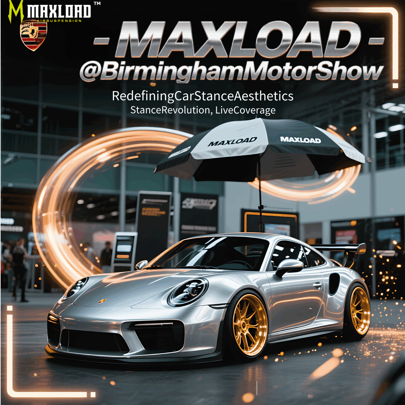 MAXLOAD at Birmingham Motor Show: Redefining Tuning Imagination with Low Stance