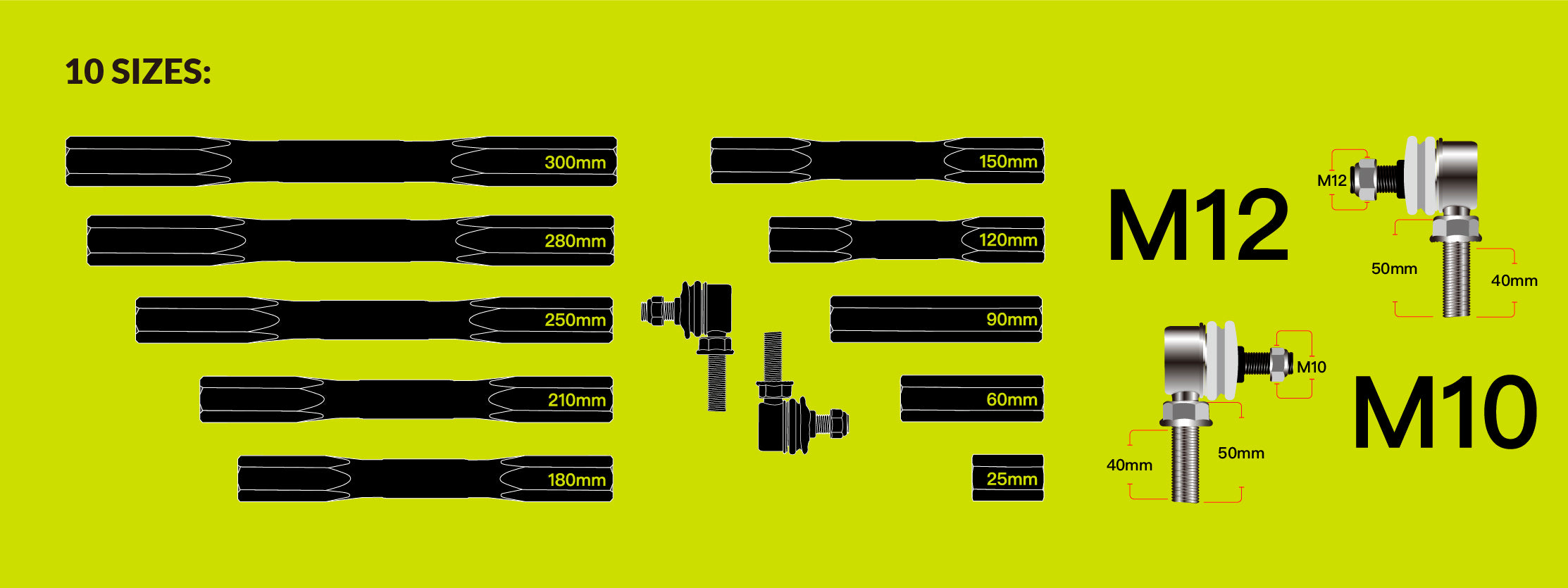 Shop Adjustable Front End Links AW-7075 at maxloadstance.com.