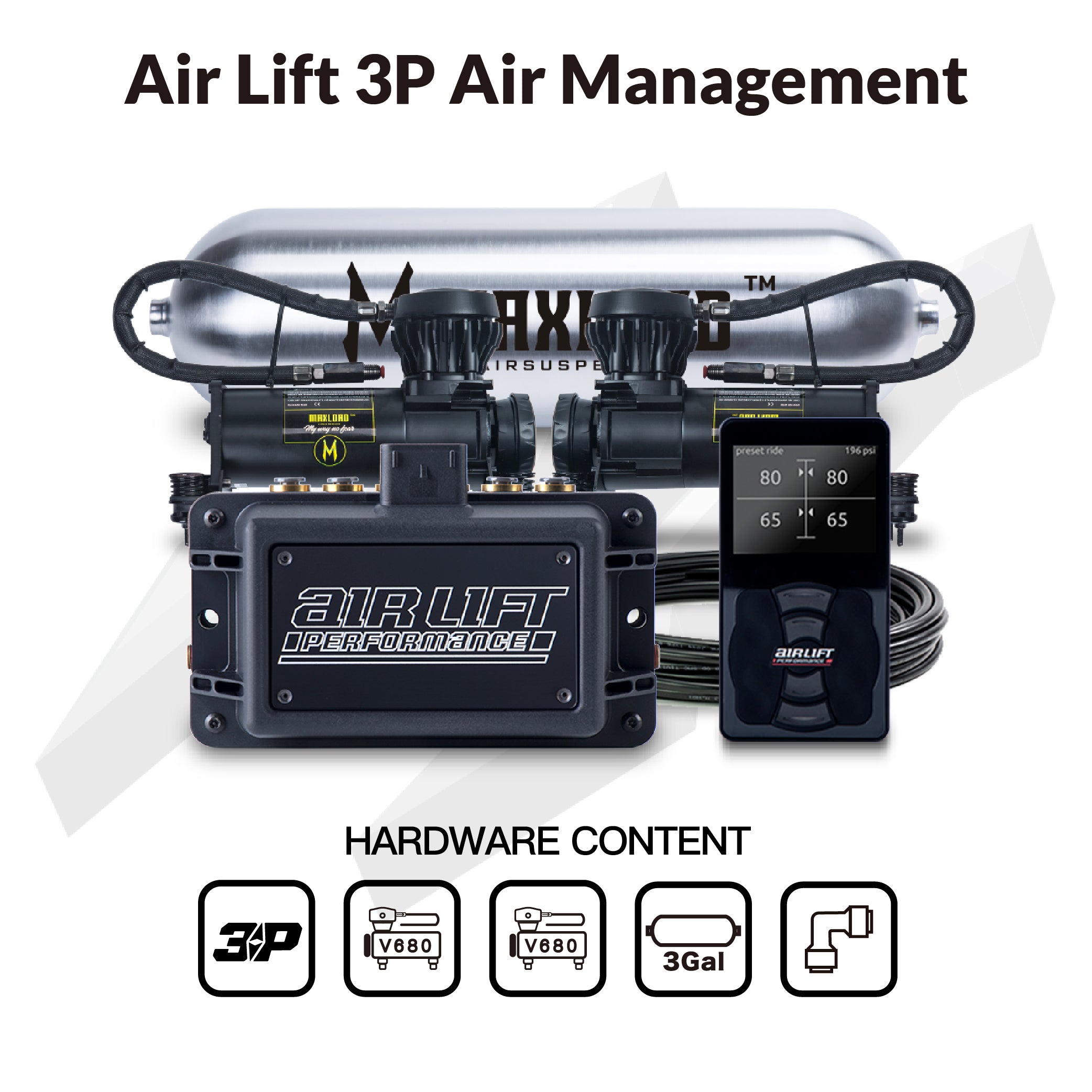 Air Lift 3P Dual Compressor Package-For sale in the United States only