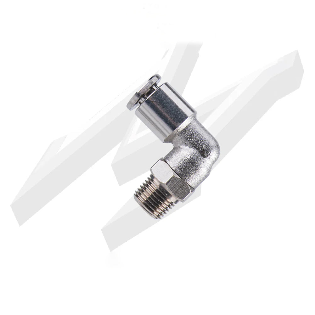 Brass Push-in Fittings Male Elbow 1/8NPT 1/4OD
