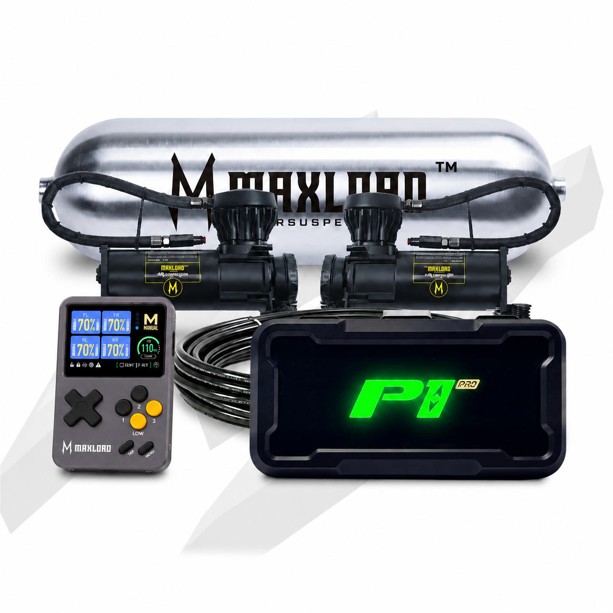 MAXLOAD P1 Pro Air Management with dual V680s & 3Gal Tank