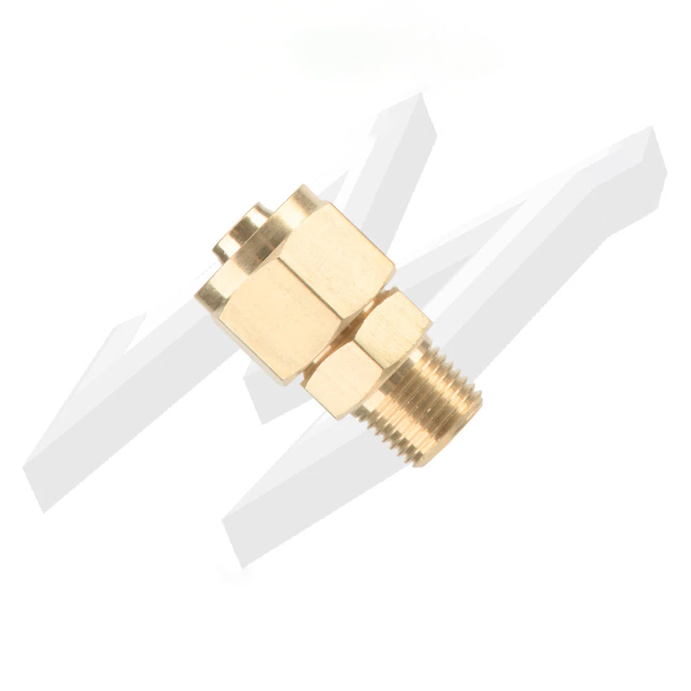 Fast-in Fittings Male Connector 1/8NPT 3/8OD