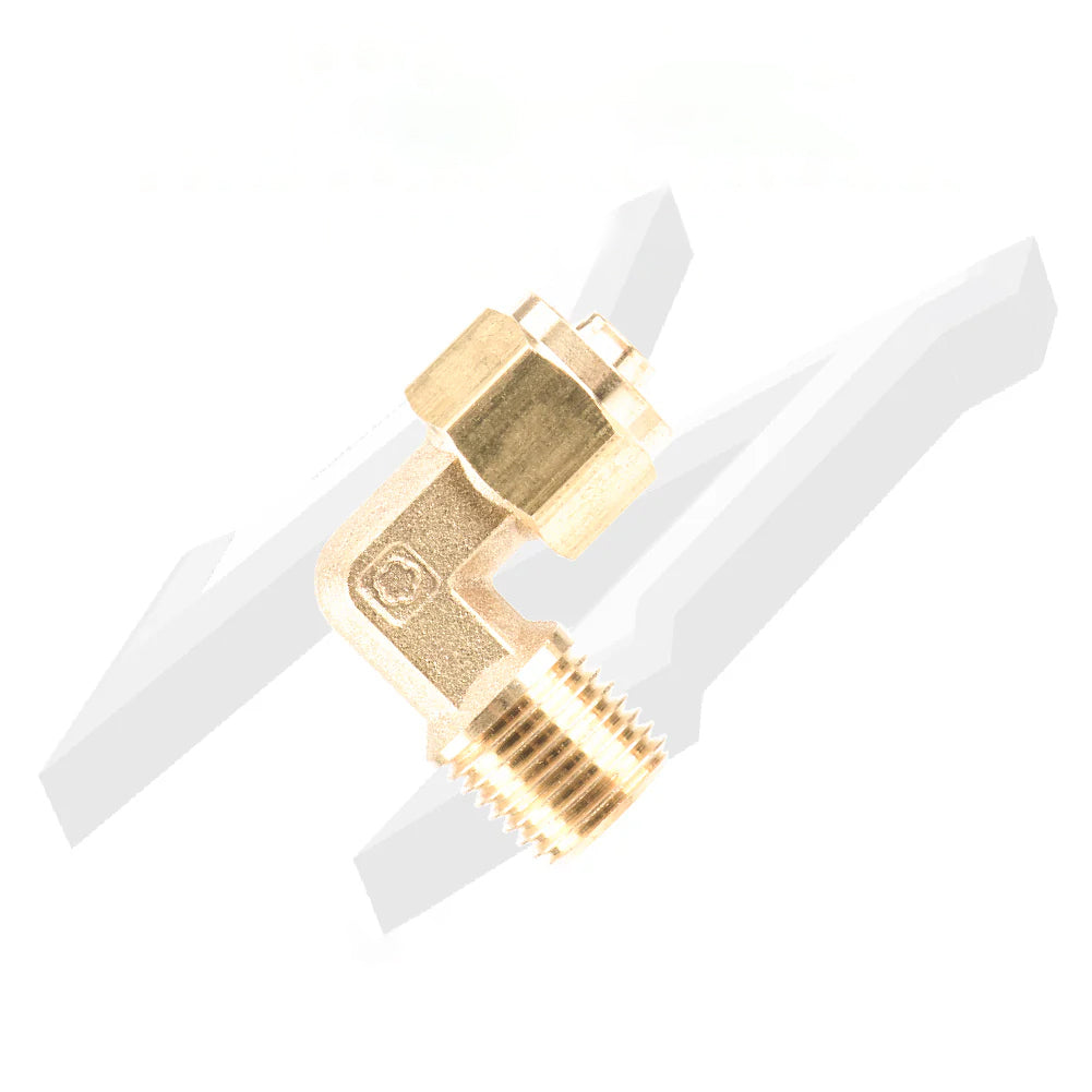 Fast-in Fittings  Male Elbow 1/4NPT 3/8OD